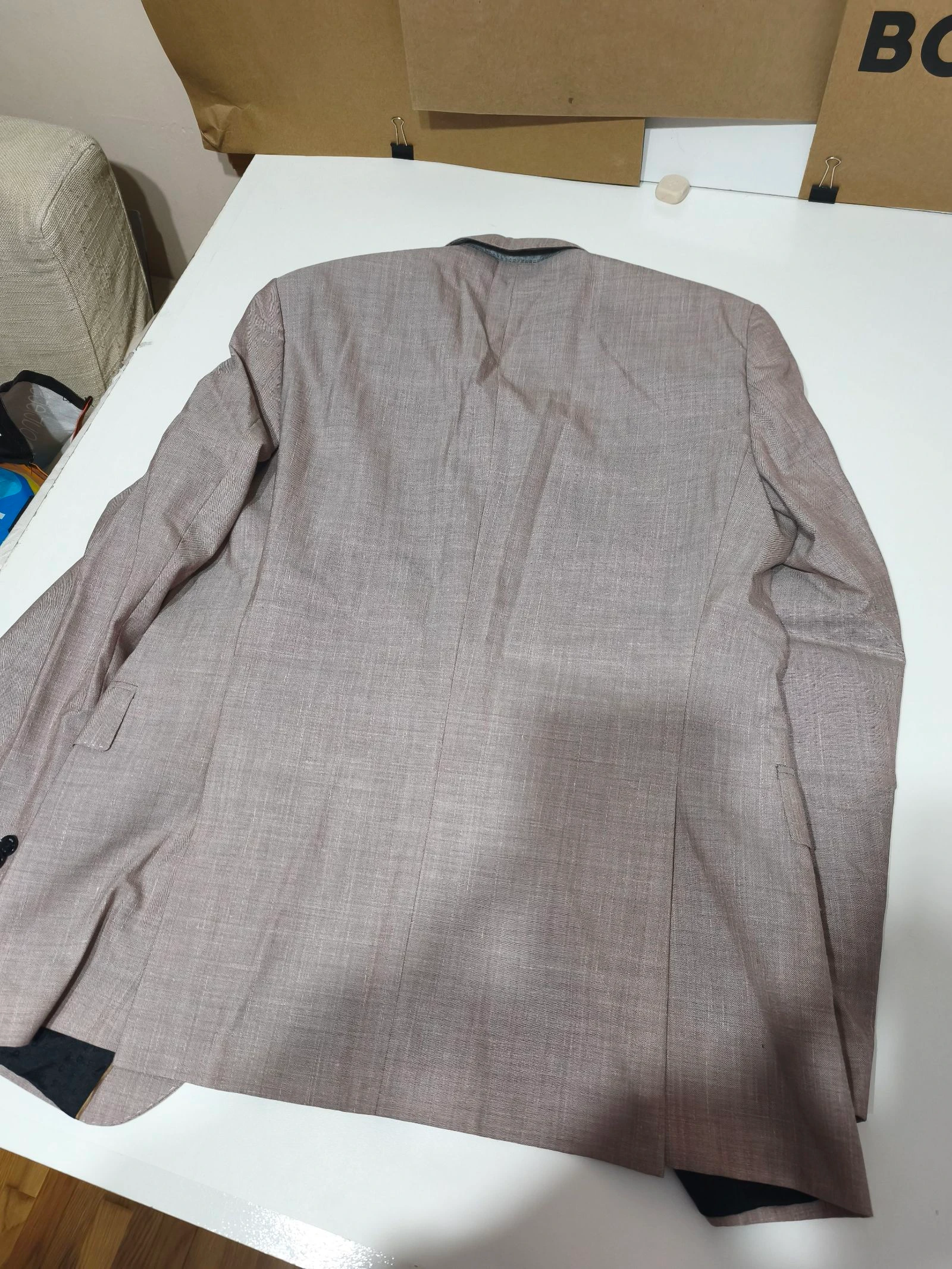 Americana Boss talla M de lana, lino y seda – photo 10